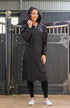BARE Candace Lightweight Waterproof Long Jacket (Mesh Lined) - Black